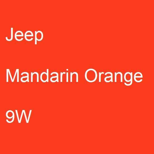 Jeep, Mandarin Orange, 9W.